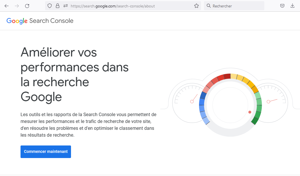 inscription google search console