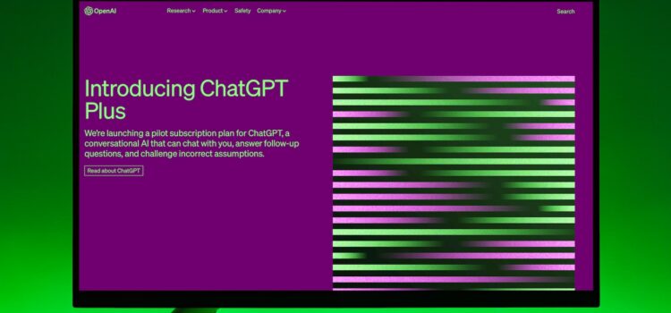 GPT-4 est disponible dans ChatGPT Plus